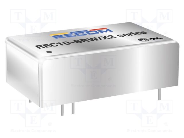 Converter: DC/DC; 10W; Uin: 18÷75V; Uout: 15VDC; Iout: 667mA; DIP24