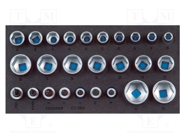 Wrench-set; socket spanner; 1/2"; 1pcs.