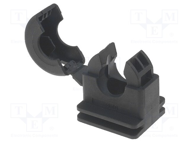 Bracket; ØBraid : 10mm; polyamide; HelaGuard; -50÷135°C; UL94V-2