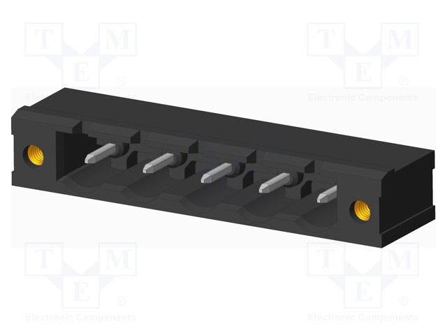 Connector: pluggable terminal block; socket; male; on PCBs