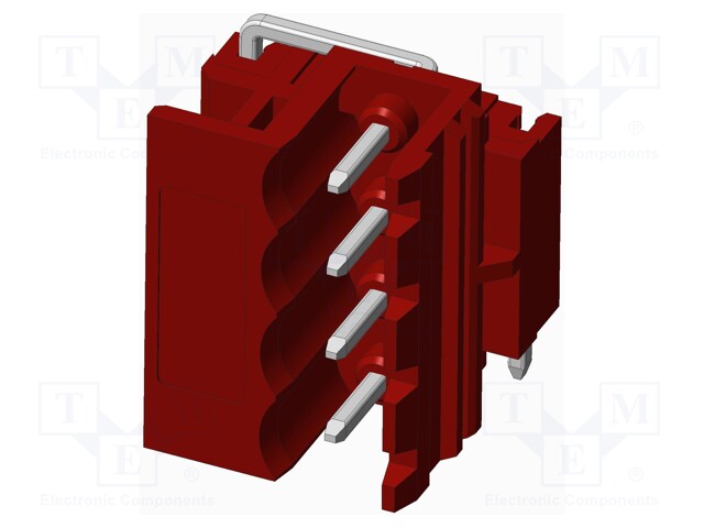 Connector: pluggable terminal block; socket; male; side,angled
