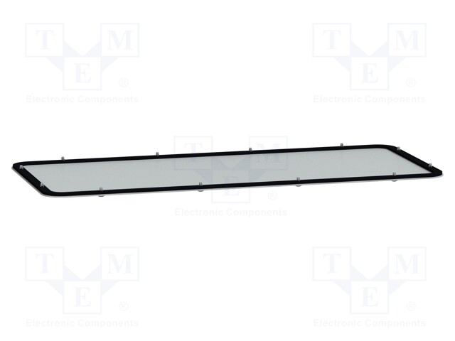 Cable gland plate; steel; W: 220mm; L: 495mm; Spacial S3D; D: 1.5mm