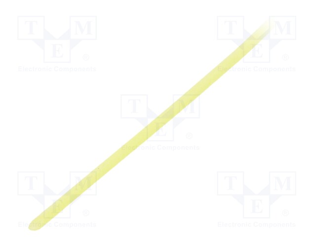 Insulating tube; Mat: silicone; yellow; Øint: 0.5mm