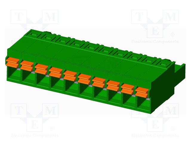 Connector: pluggable terminal block; plug; female; straight; 12A