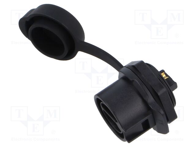 Connector: circular; Quicklock; socket; male; straight; PIN: 2; 500V