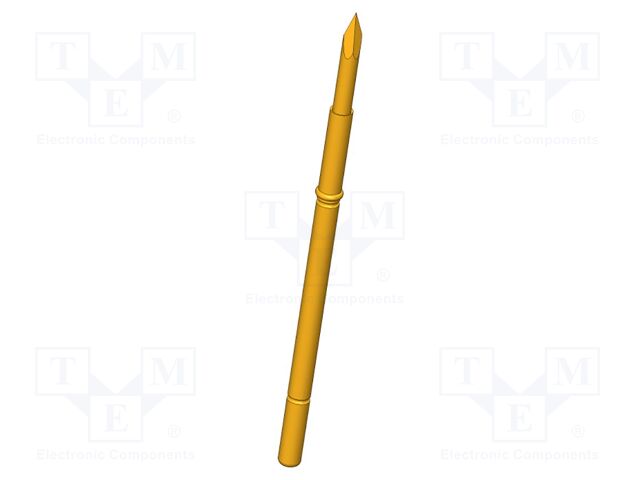 Test needle; Operational spring compression: 4mm; 5A; Ø: 1.3mm