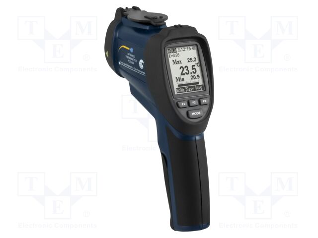Infrared thermometer; LCD 2,4"; -50÷1850°C; Accur.(IR): ±3°C