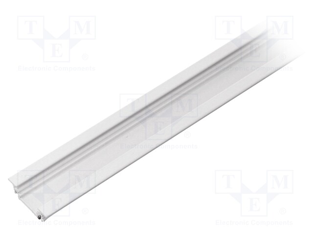 Profiles for LED modules; recessed; white; L: 1m; aluminium