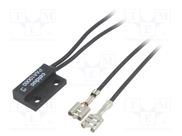 Reed switch; Pswitch: 10W; 23x14x6mm; Connection: lead 0,68m