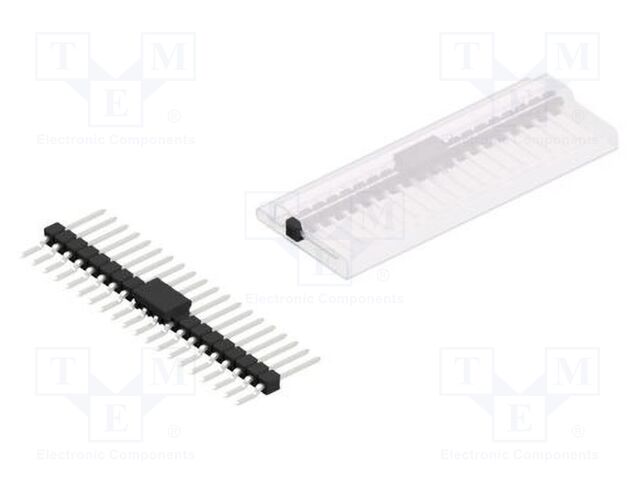 Connector: pin strips; pin header; male; PIN: 20; 2.54mm; SMT; 1x20