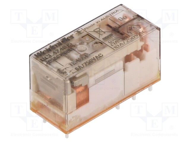 Relay: electromagnetic; DPDT; Ucoil: 115VAC; 8A; max.250VAC; 8.1kΩ