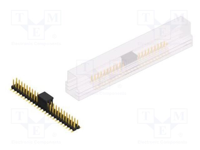 Connector: pin strips; pin header; male; PIN: 48; 2.54mm; SMT; 2x24