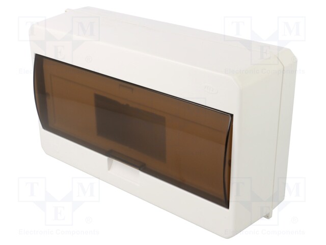 Enclosure: for modular components; IP40; white; No.of mod: 12