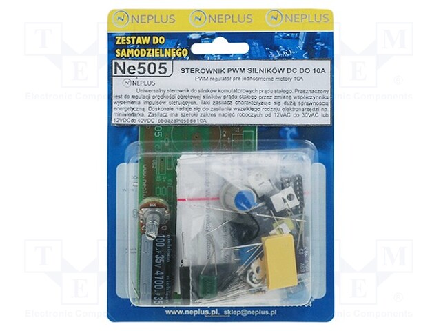 Circuit; rotations regulator; commutator motors; 12÷40VDC