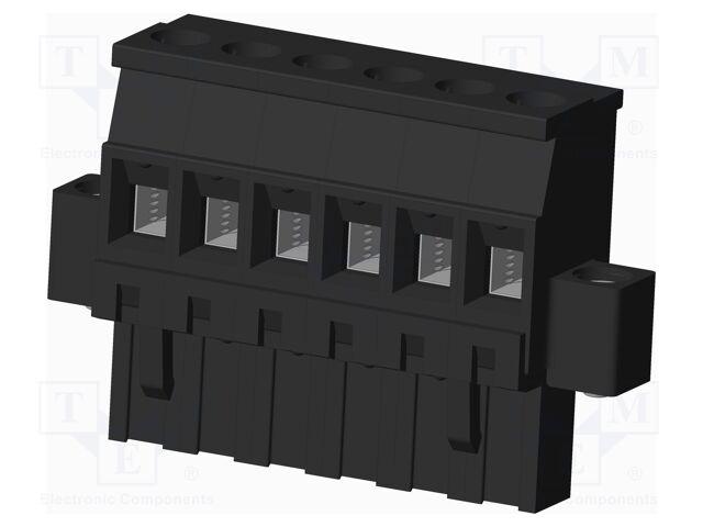 Connector: pluggable terminal block; plug; female; angled 90°