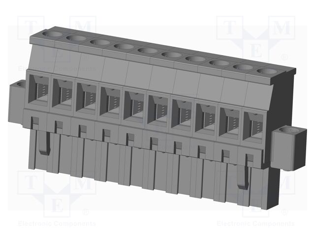 Connector: pluggable terminal block; plug; female; angled 90°