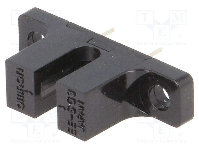 Sensor: photoelectric; through-beam (with slot); Mounting: PCB