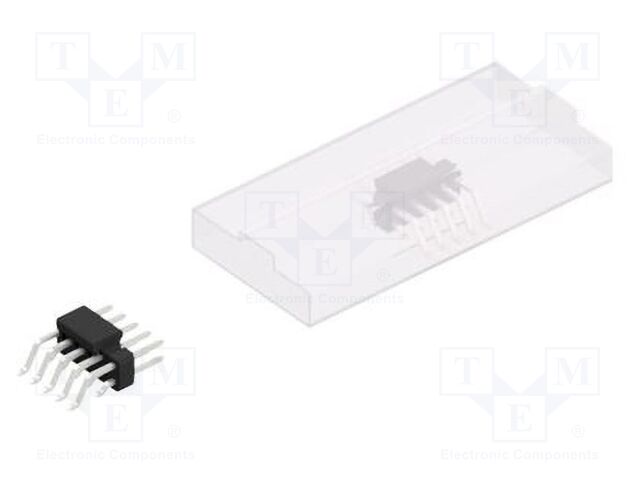 Connector: pin strips; pin header; male; PIN: 10; 2.54mm; SMT; 2x5
