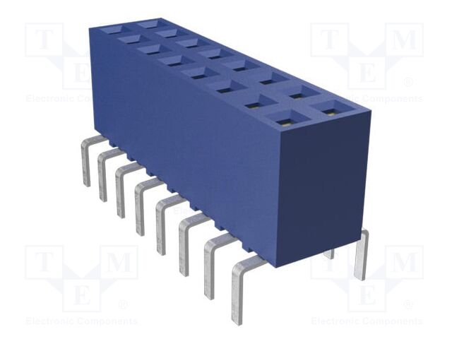 Socket; wire-board; male; PIN: 3; 2.54mm; THT; DUBOX; gold-plated