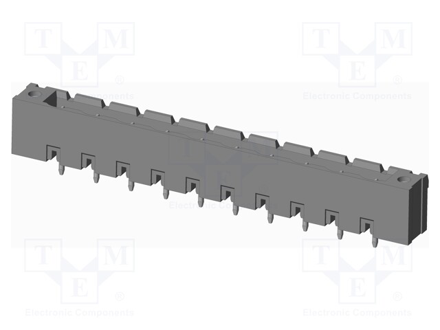 Connector: pluggable terminal block; socket; male; on PCBs