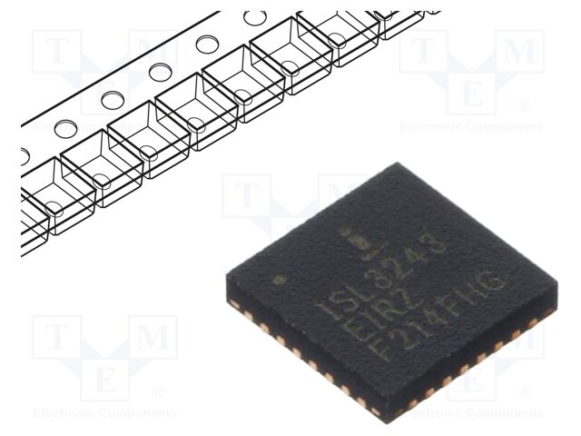 IC: interface; transceiver; RS232; 250kbps; QFN32; 2.7÷3.6VDC
