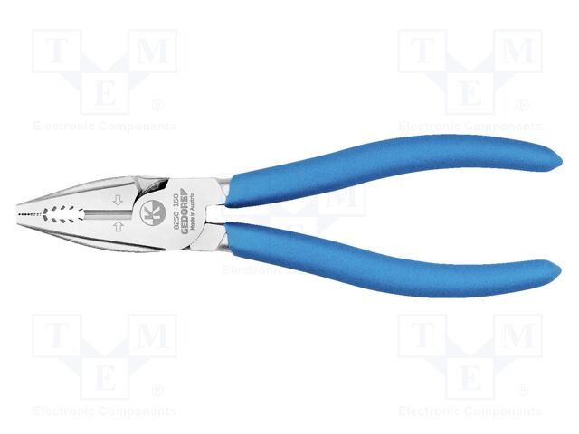 Pliers; universal; induction hardened blades; 162mm; universal