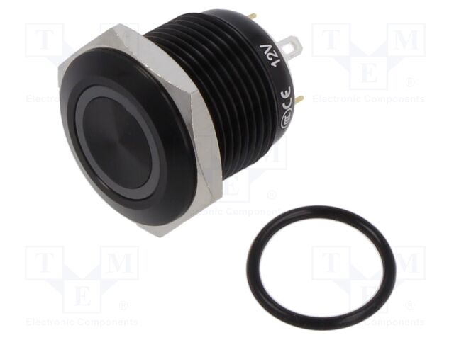 Switch: vandal resistant; Pos: 2; SPST-NO; 2A/36VDC; IP67; OFF-(ON)