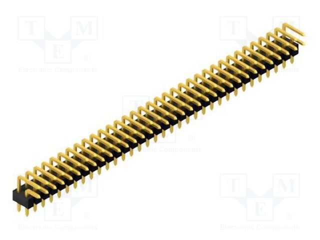 Connector: pin strips; pin header; male; PIN: 68; 2.54mm; THT; 2x34