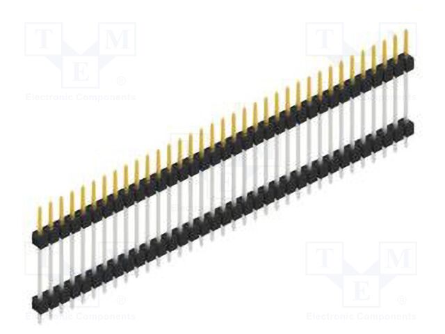 Connector: pin strips; pin header; male; PIN: 35; 2.54mm; THT; 1x35