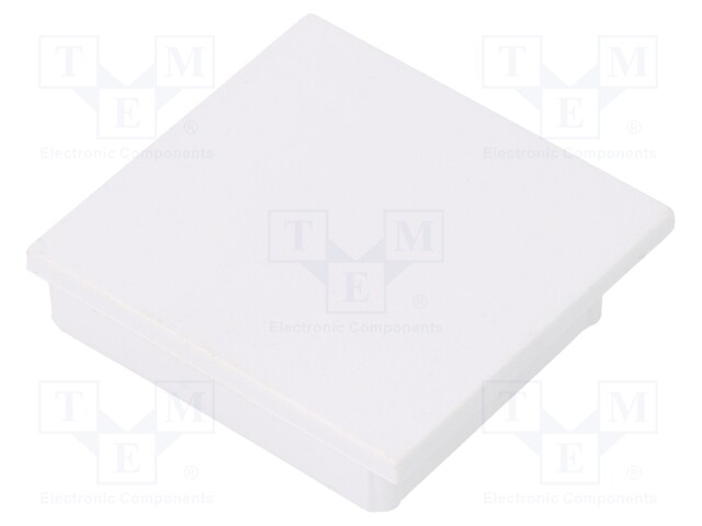 Cap for LED profiles; white; ABS; Application: VARIO30-08; V: B