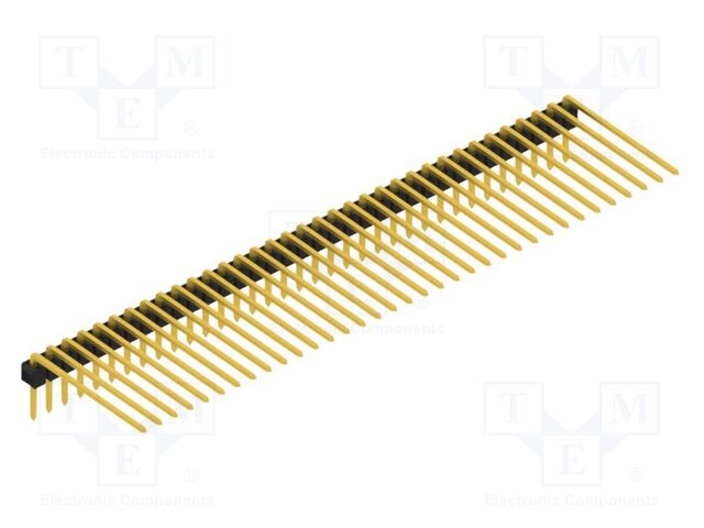 Connector: pin strips; pin header; male; PIN: 35; 2.54mm; THT; 1x35