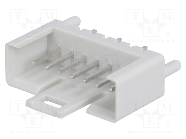 Socket; IDC; male; PIN: 7; straight; THT; tinned; 2.54mm; Layout: 1x7