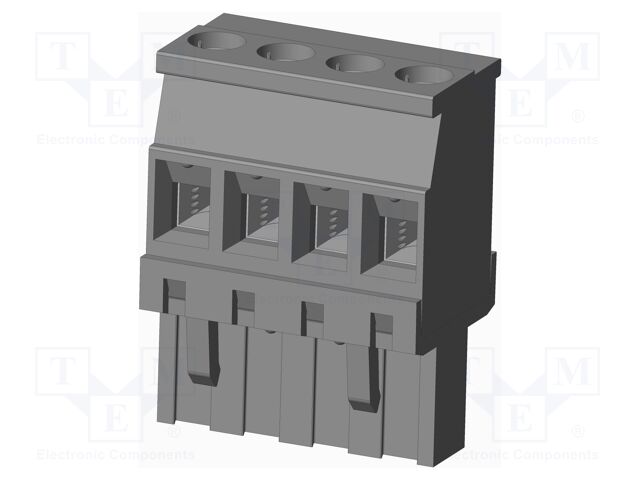 Connector: pluggable terminal block; plug; female; angled 90°
