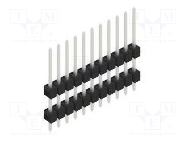 Connector: pin strips; pin header; male; PIN: 11; 2.54mm; THT; 1x11
