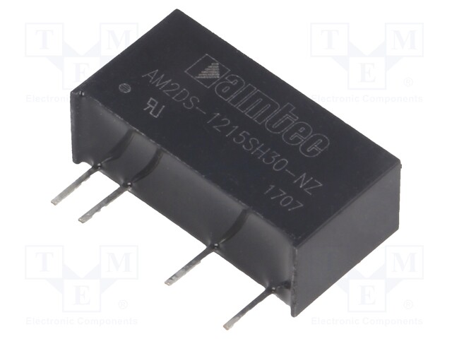 Converter: DC/DC; 2W; Uin: 10.8÷13.2V; 15VDC; Iout: 133mA; SIP7; 2.4g