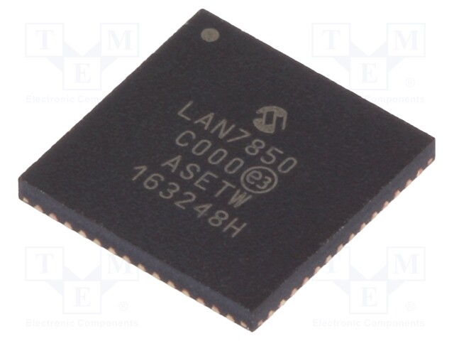 IC: Ethernet controller; 10/100/1000Base-T; MII,RMII; SQFN56