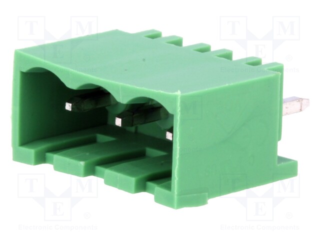 Pluggable terminal block; 5mm; ways: 3; straight; socket; male