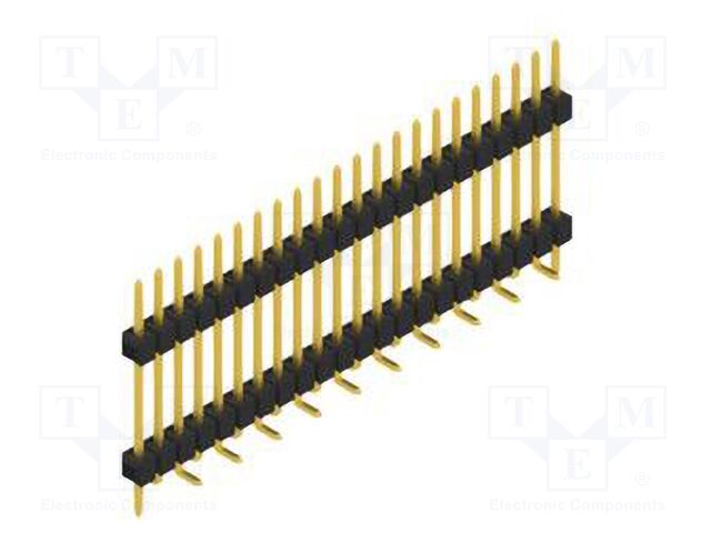Connector: pin strips; pin header; male; PIN: 22; 2.54mm; SMT; 1x22