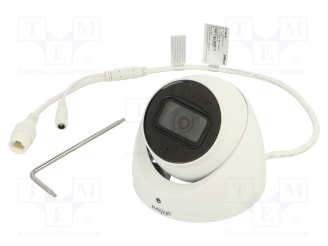 IP CCTV camera; twistable; 5Mpx; Dim: Ø106x93.6mm; IP67; Angle: 97°