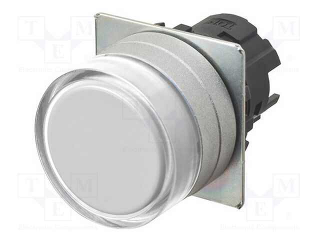 Switch: push-button; 22mm; Stabl.pos: 2; flat; Pos: 2