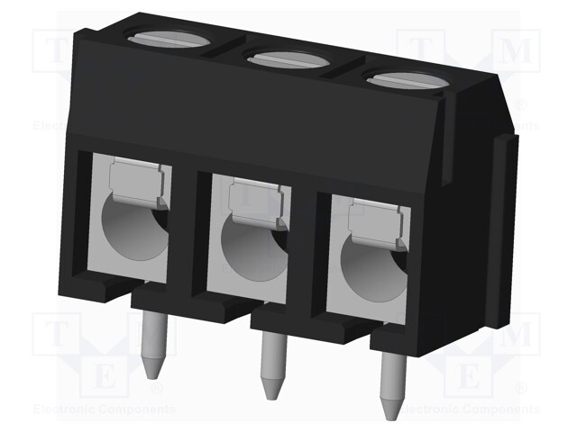Connector: PCB terminal block; terminal; Plating: tinned; on PCBs
