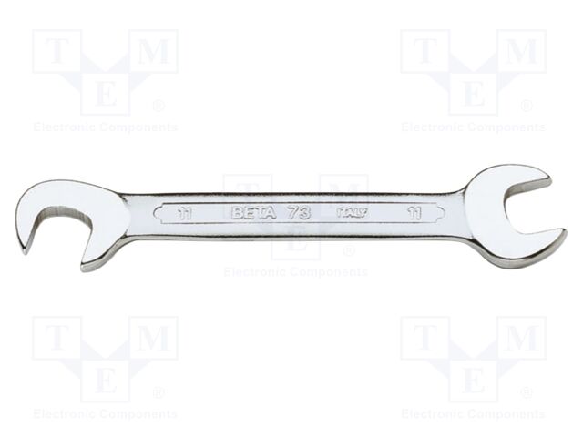 Wrench: flat; double-sided; 10mm; Overall len: 108mm; 73