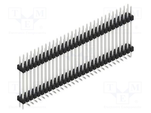 Connector: pin strips; pin header; male; PIN: 60; 2.54mm; SMT; 2x30
