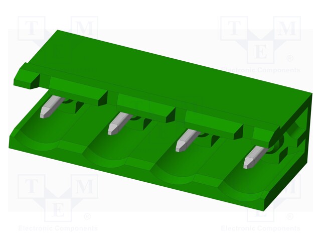 Connector: pluggable terminal block; socket; male; angled 90°