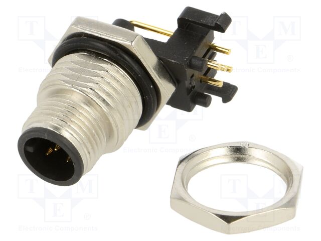 Connector: M12; socket; male; PIN: 5
