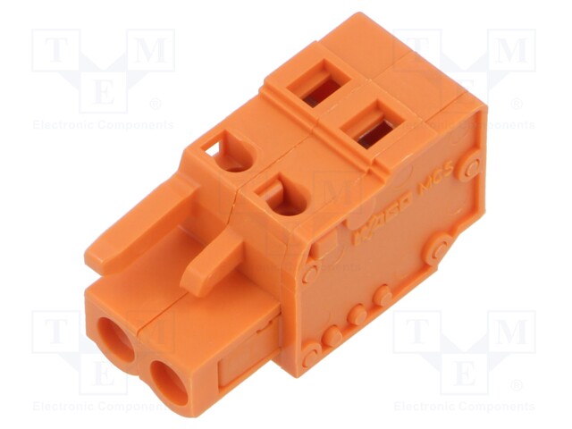 Pluggable Terminal Block, 5.08 mm, 2 Ways, 28AWG to 12AWG, 2.5 mm², Clamp, 16 A