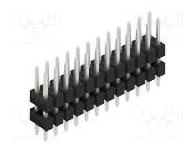 Connector: pin strips; pin header; male; PIN: 24; 2.54mm; THT; 2x12