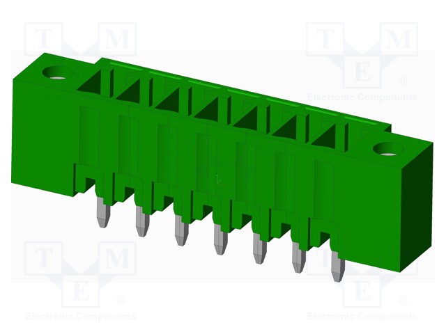Connector: pluggable terminal block; socket; male; straight; THT