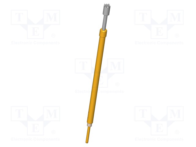 Test needle; Maksimum spring compression: 5mm; 3A; Contacts: CuBe