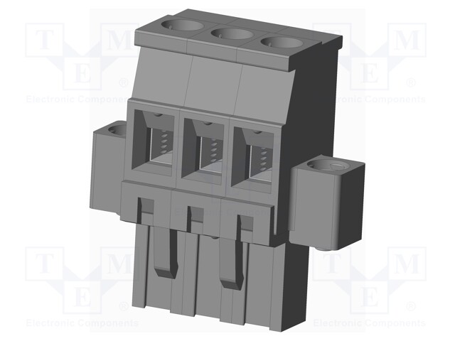 Connector: pluggable terminal block; plug; female; angled 90°